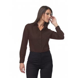 Camicia donna Lisa tabacco