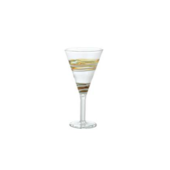 Bicchiere liquore vetro borosilicato dec.1