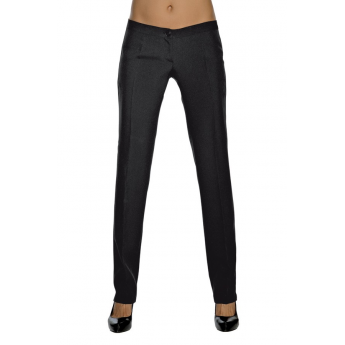 Pantalone da sala nero donna SLIM