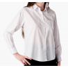 Camicia donna bianca manica lunga