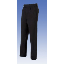 Pantalone uomo da sala nero con pinces