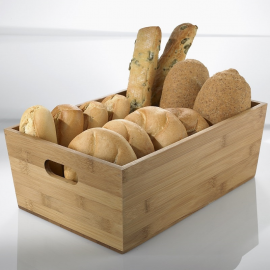 Cestino Porta pane in bamboo 30x20x11