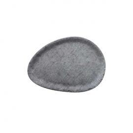 Vassoio ovale malamina effetto cemento 