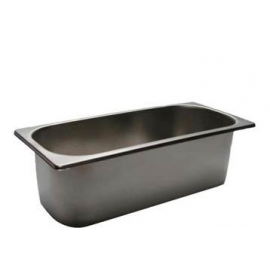 Vaschetta gelato inox 36x16,5x12h lt.5