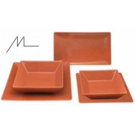 Piatto arancio lucido Stoneware